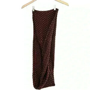 🌈 6/$60, J.Crew Infinite Scarf Knit Navy Blue Orange Heavy Weight Cashmere Blend